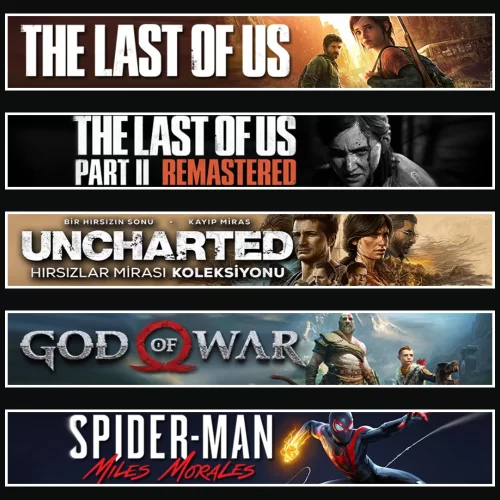 TLOU1 + 2 + UNC. + GOW + Miles